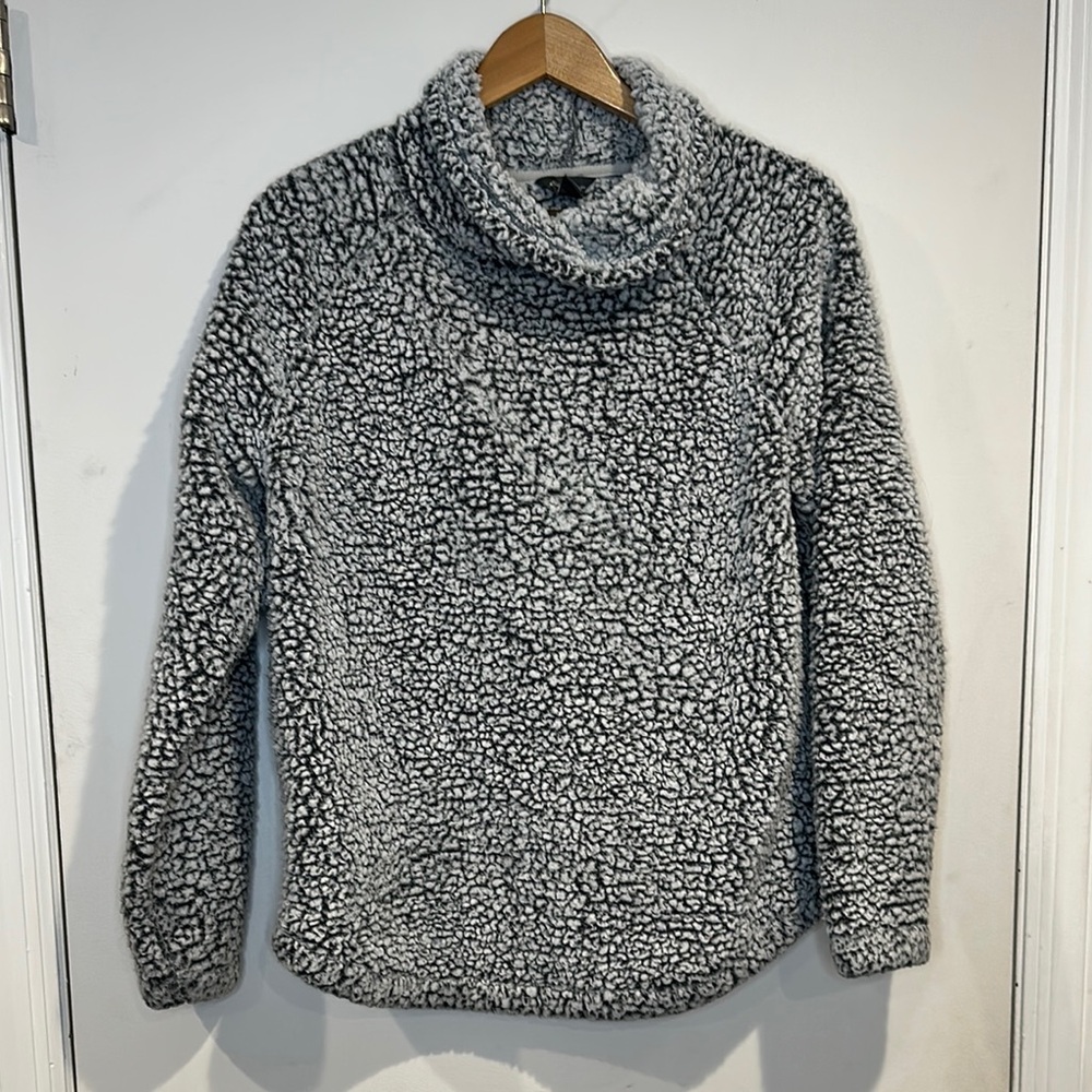 Eddie Bauer Gray Cowl Neck Sweater